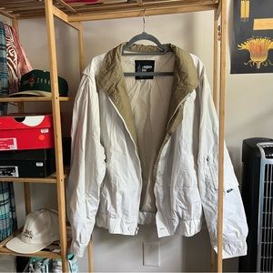 LONDON FOG CREAM WINDBREAKER